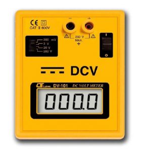 台湾路昌DV-101数位式台面用直流电压表DV101